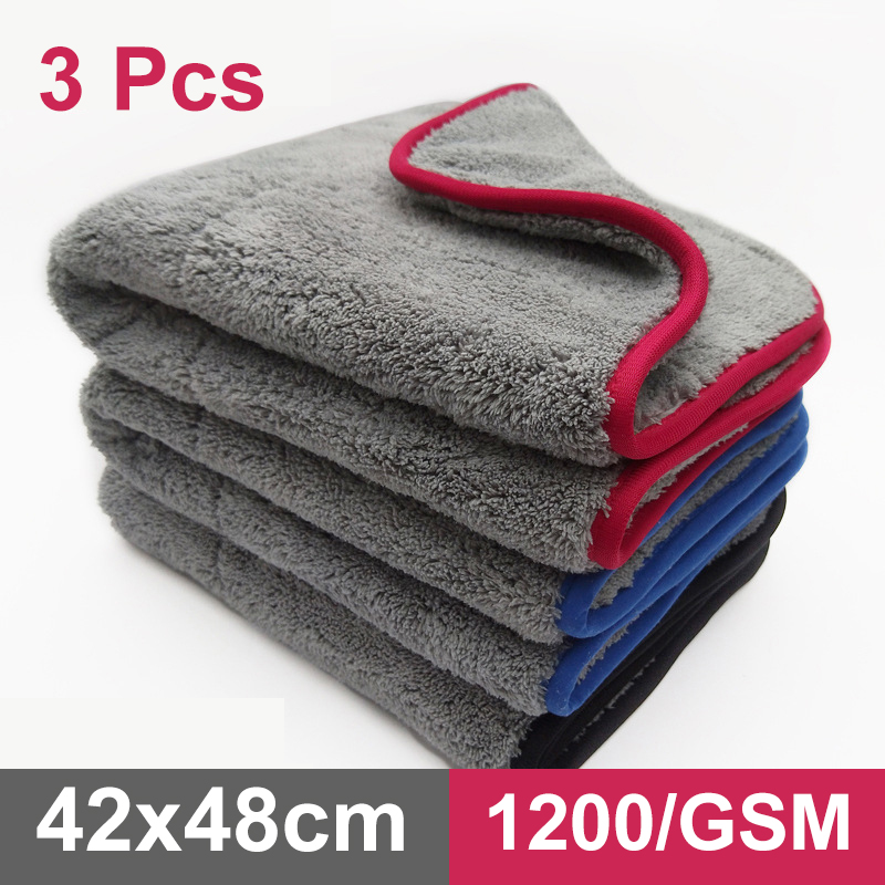 Microfiber Towel Detailing - 자동 디테일링, 42x48cm, 자동차 청소 걸레,