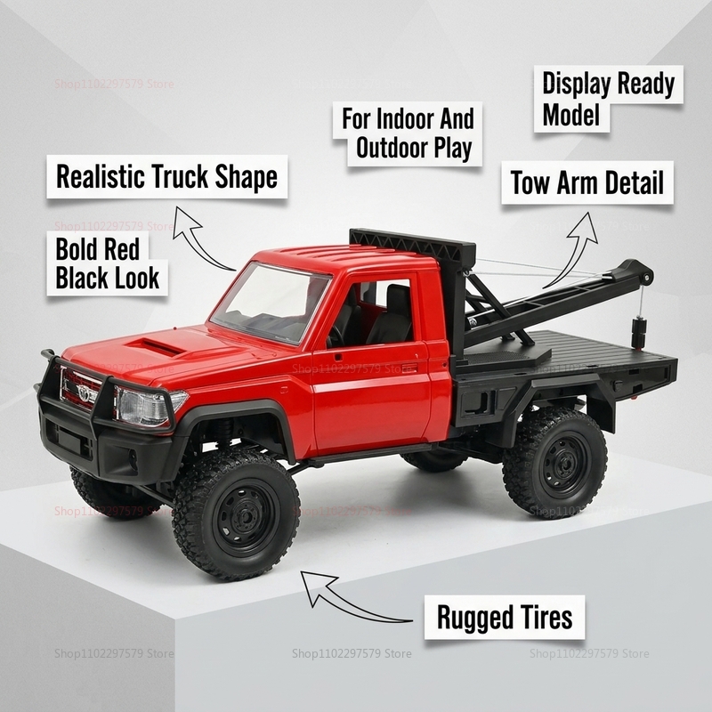 RC 락 크롤러 4x4 MN82T RC 오프로드 트럭  - Dirt Brush Interior 리뷰 및 가격