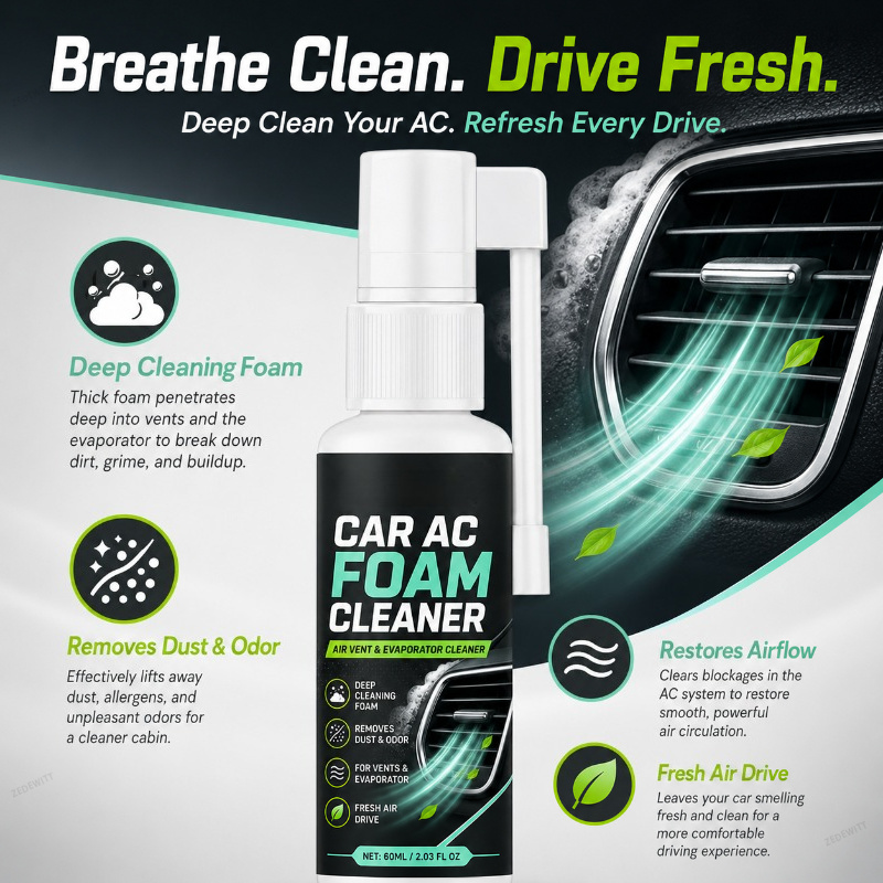 항균 자동차 에어컨 폼 클리닝 스프레이 자동차 에어컨  - Odor Eliminator Car 리뷰 및 가격